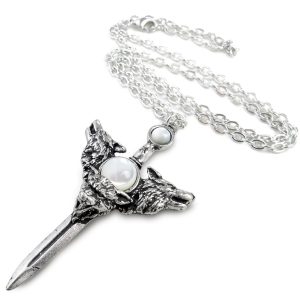 achat pas cher ALCHEMY GOTHIC Pendentif ‘Wolverine Moon’ 7