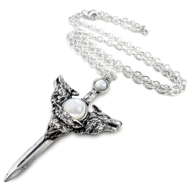 achat pas cher ALCHEMY GOTHIC Pendentif ‘Wolverine Moon’ 3