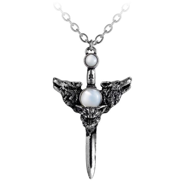 achat pas cher ALCHEMY GOTHIC Pendentif ‘Wolverine Moon’ 1