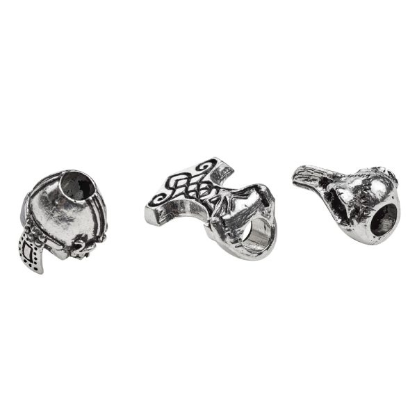 site en ligne ALCHEMY GOTHIC Perles De Cheveux ‘Norsebraid’ 4