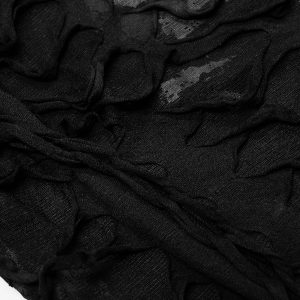 officiel PUNK RAVE Polo à Capuche Et Manches Longues ‘Destruction Unit’… 46