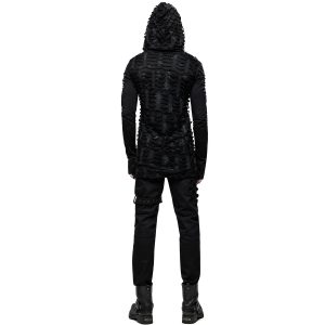 officiel PUNK RAVE Polo à Capuche Et Manches Longues ‘Destruction Unit’… 28