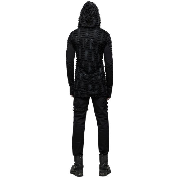 officiel PUNK RAVE Polo à Capuche Et Manches Longues ‘Destruction Unit’… 7