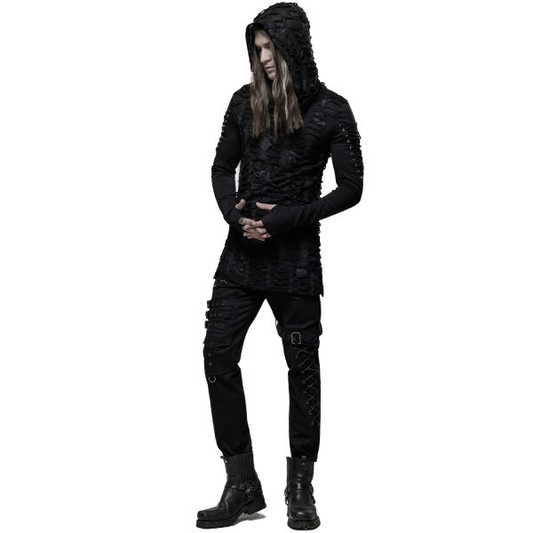 officiel PUNK RAVE Polo à Capuche Et Manches Longues ‘Destruction Unit’… 8