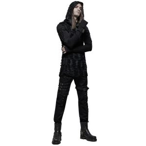 officiel PUNK RAVE Polo à Capuche Et Manches Longues ‘Destruction Unit’… 32