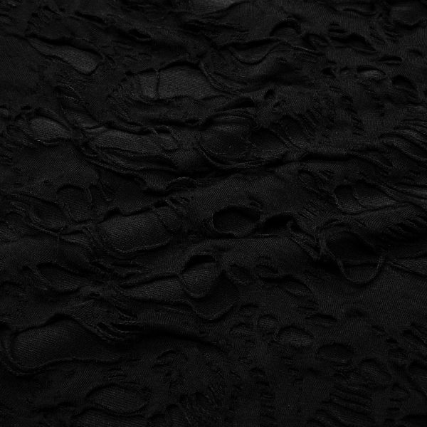 PUNK RAVE Polo Manches Longues ‘Astaroth’ Noir solde en ligne 17