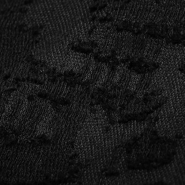 PUNK RAVE Polo Manches Longues ‘Black Plague’ Noir Top ventes 13