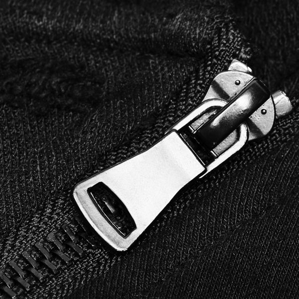 PUNK RAVE Polo Manches Longues ‘Black Plague’ Noir Top ventes 10