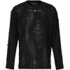 PUNK RAVE Polo Manches Longues ‘Goth Broken’ Noir pas cher marque 50