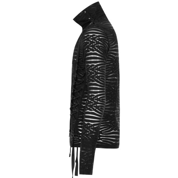 PUNK RAVE Polo Manches Longues ‘The Dark Tower’ Noir Boutique officielle 13