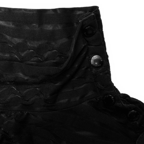 PUNK RAVE Polo Manches Longues ‘The Dark Tower’ Noir Boutique officielle 14