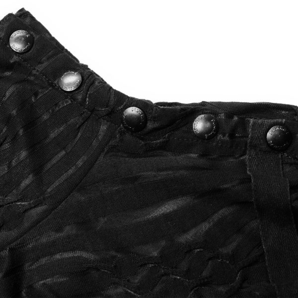 PUNK RAVE Polo Manches Longues ‘The Dark Tower’ Noir Boutique officielle 15