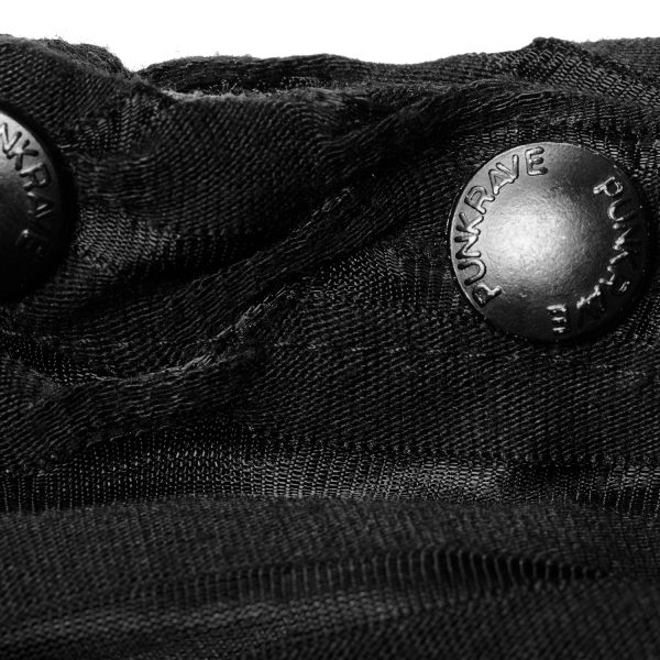PUNK RAVE Polo Manches Longues ‘The Dark Tower’ Noir Boutique officielle 16