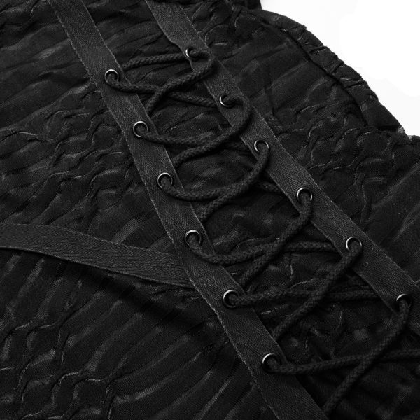 PUNK RAVE Polo Manches Longues ‘The Dark Tower’ Noir Boutique officielle 17