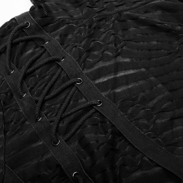 PUNK RAVE Polo Manches Longues ‘The Dark Tower’ Noir Boutique officielle 18