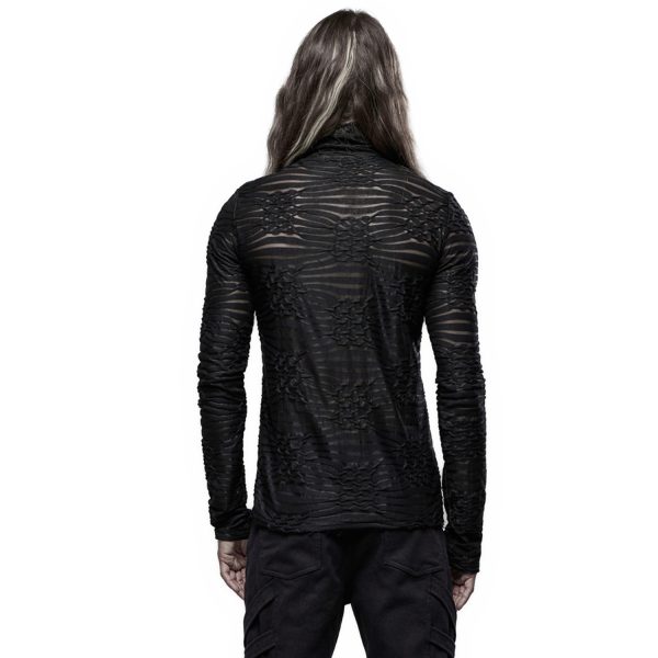PUNK RAVE Polo Manches Longues ‘The Dark Tower’ Noir Boutique officielle 4