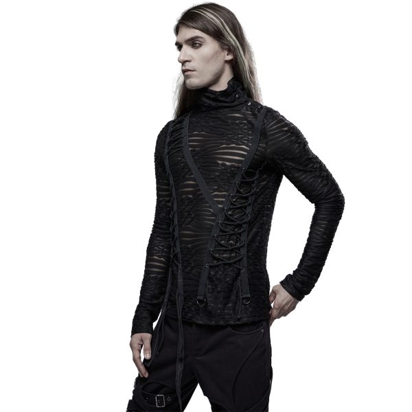 PUNK RAVE Polo Manches Longues ‘The Dark Tower’ Noir Boutique officielle 5