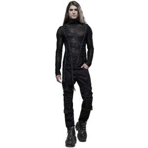 PUNK RAVE Polo Manches Longues ‘The Dark Tower’ Noir Boutique officielle 32