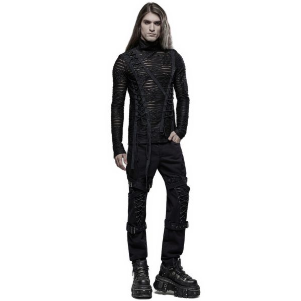 PUNK RAVE Polo Manches Longues ‘The Dark Tower’ Noir Boutique officielle 9