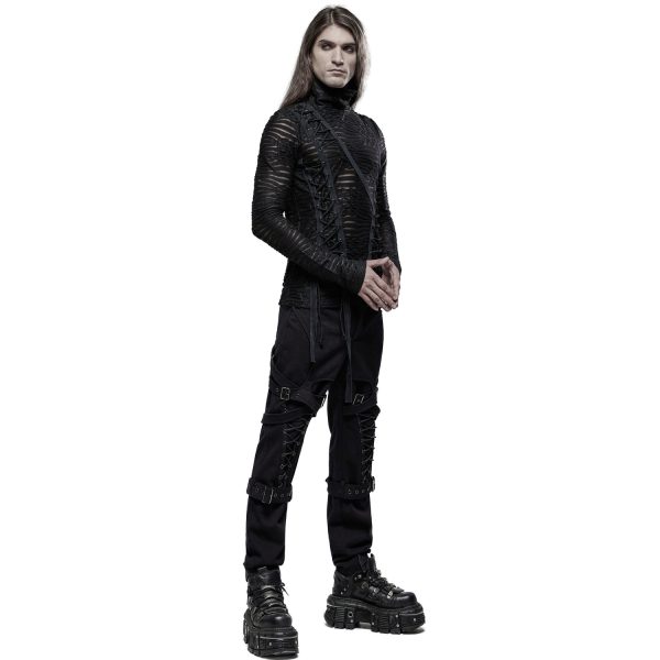 PUNK RAVE Polo Manches Longues ‘The Dark Tower’ Noir Boutique officielle 10