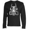 Livraison gratuite QUEEN OF DARKNESS Polo ‘Printed Gas Mask’ Noir 47