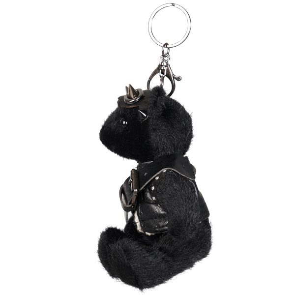 PUNK RAVE Porte-Clés ‘Punk Bear’ Noir garantie de qualité 4