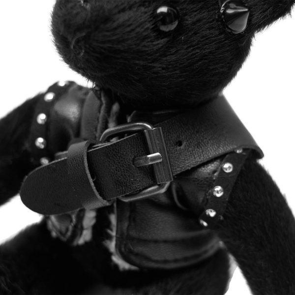 PUNK RAVE Porte-Clés ‘Punk Bear’ Noir garantie de qualité 5