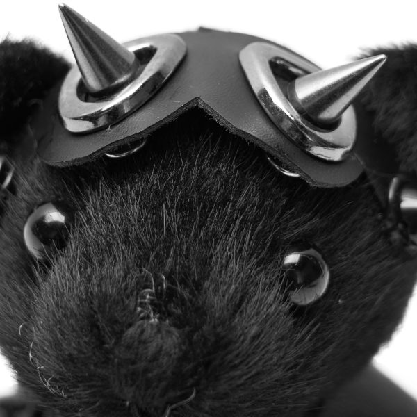 PUNK RAVE Porte-Clés ‘Punk Bear’ Noir garantie de qualité 6