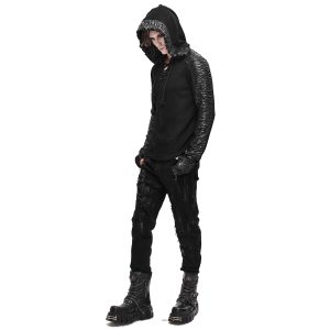 DEVIL FASHION Pull à Capuche ‘Altaïr’ Noir marque pas cher 29