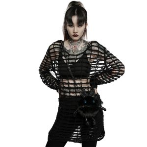 PUNK RAVE Pull Ample ‘Dark Doll’ Noir Paris 19