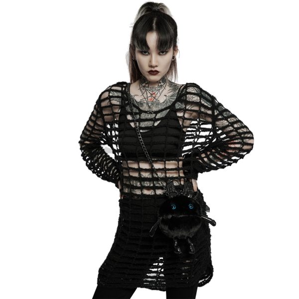 PUNK RAVE Pull Ample ‘Dark Doll’ Noir Paris 3