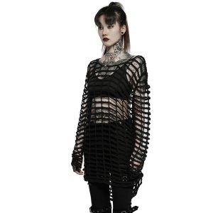 PUNK RAVE Pull Ample ‘Dark Doll’ Noir Paris 23