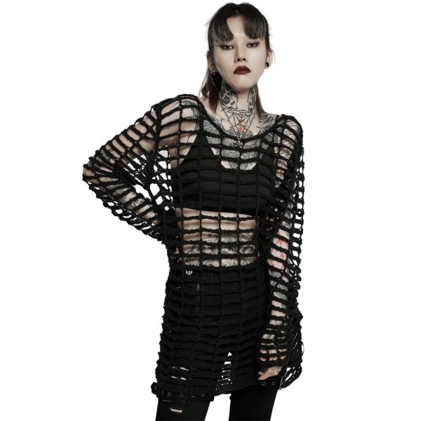 PUNK RAVE Pull Ample ‘Dark Doll’ Noir Paris 6