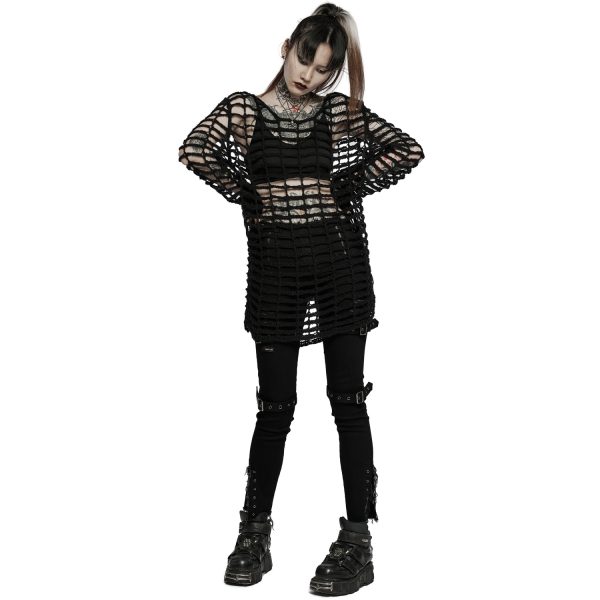 PUNK RAVE Pull Ample ‘Dark Doll’ Noir Paris 7