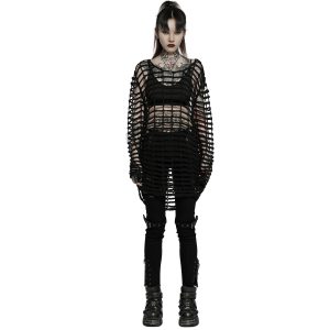 PUNK RAVE Pull Ample ‘Dark Doll’ Noir Paris 33