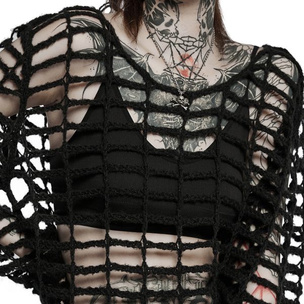PUNK RAVE Pull Ample ‘Dark Doll’ Noir Paris 11