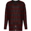 PUNK RAVE Pull ‘Pagan’ Rayé Rouge Et Noir REMISE allant 58