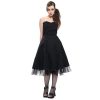 QUEEN OF DARKNESS Robe ‘Are U Ready’ Noire grand choix 47