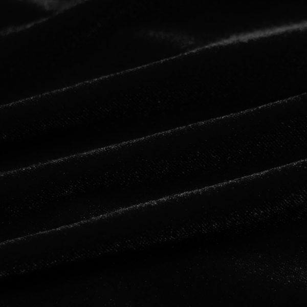 marques de renommée PUNK RAVE Robe Asymétrique ‘Bara’ En Velours Noir 17