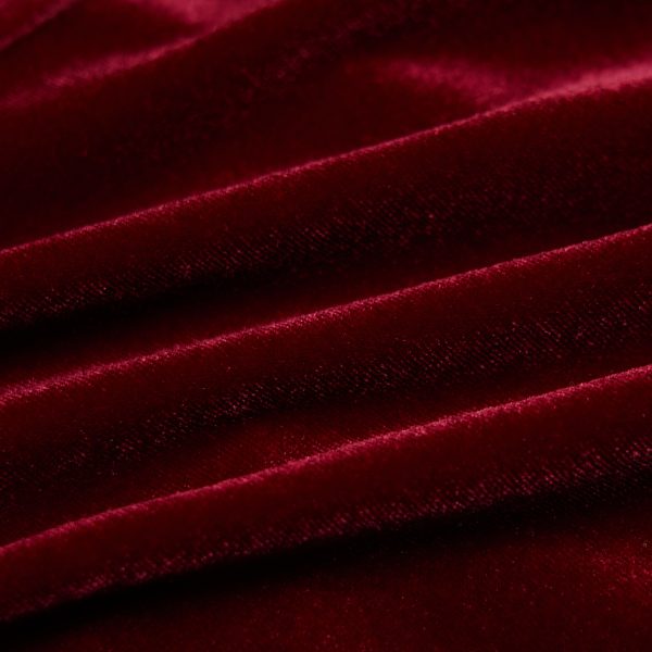 PUNK RAVE Robe Asymétrique ‘Bara’ En Velours Rouge l'unique style 20