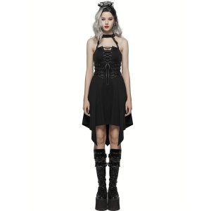 magasin france PUNK RAVE Robe Asymétrique ‘Bestia’ Noire 17