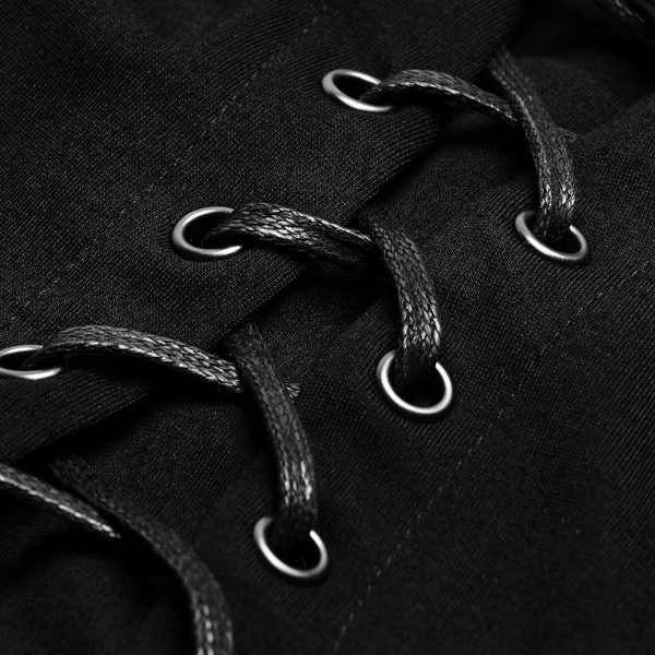 magasin france PUNK RAVE Robe Asymétrique ‘Bestia’ Noire 12