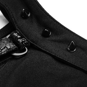 magasin france PUNK RAVE Robe Asymétrique ‘Bestia’ Noire 33