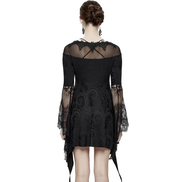 Eva Lady Robe Asymétrique ‘Esmerée’ En Dentelle Et Jacquard… REMISE allant 4
