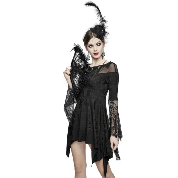 Eva Lady Robe Asymétrique ‘Esmerée’ En Dentelle Et Jacquard… REMISE allant 5
