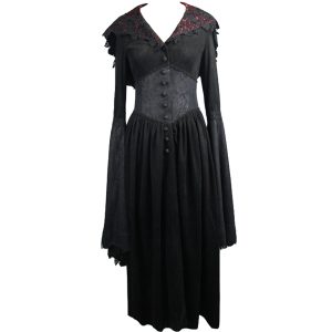 DEVIL FASHION Robe ‘Dark Witch’ Noire magasin en ligne france 40