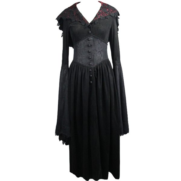 DEVIL FASHION Robe ‘Dark Witch’ Noire magasin en ligne france 12