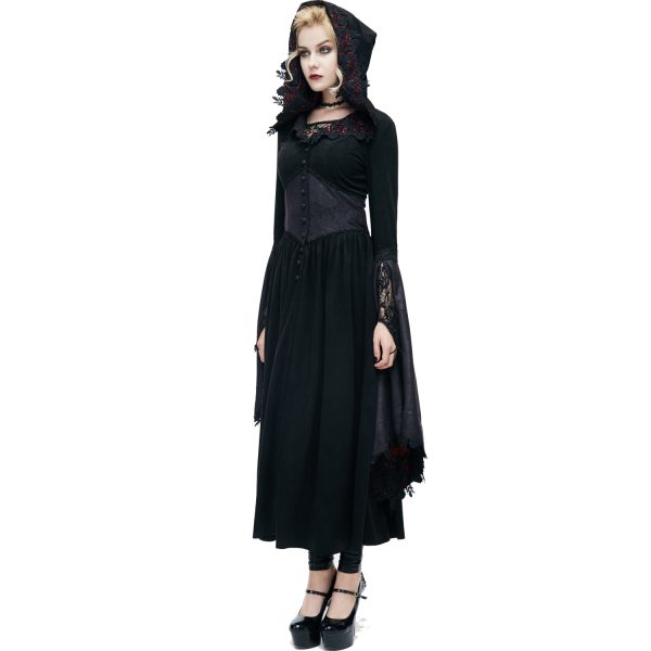 DEVIL FASHION Robe ‘Dark Witch’ Noire magasin en ligne france 5