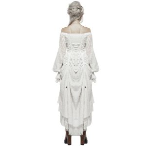 achetez pas cher PUNK RAVE Robe ‘Duchess’ Blanche 17