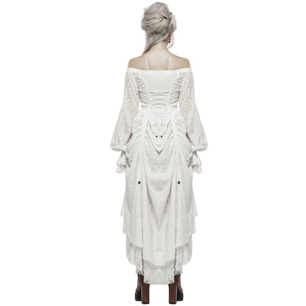 achetez pas cher PUNK RAVE Robe ‘Duchess’ Blanche 4
